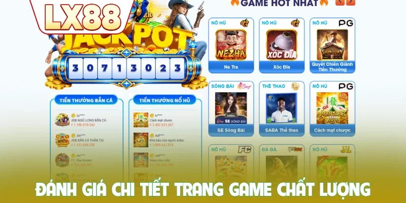 Đánh giá chi tiết trang game chất lượng
