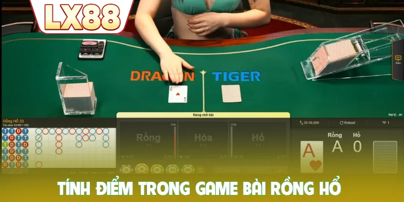 Tính điểm trong game bài rồng hổ