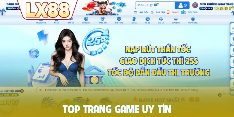 Top Trang Game Uy Tín